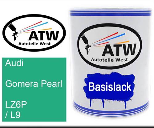 Audi, Gomera Pearl, LZ6P / L9: 1L Lackdose, von ATW Autoteile West.